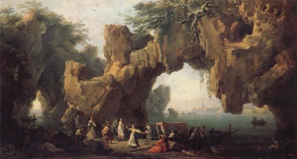 Claude-joseph Vernet View Outside Sorrento oil painting image